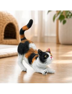 Chat tricolore CollectA – Figurine chat domestique 2
