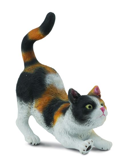 Chat tricolore CollectA – Figurine chat domestique