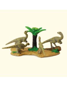 Famille d’Hypsilophodon CollectA – Figurine dinosaure