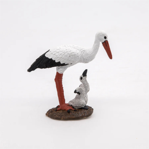 Figurine cigogne et son bébé Papo 50159 - Oiseau 2