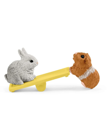 Coffret Schleich 42500 Lapins et Cochons d’Inde avec Accessoires
