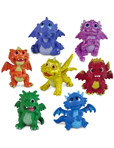 Mystic Mood Dragons TOOB Safari Ltd 104592 | 7 Mini Dragons Émotions