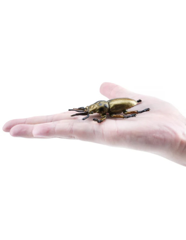Figurine Insecte Lucane Doré métallisé - ToyMany ML00430
