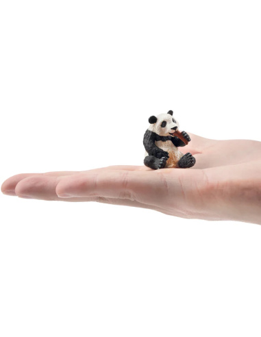 Figurine Bébé Panda Géant assis réaliste - ToyMany ML00357