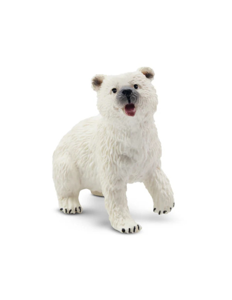 Figurine ourson polaire assis ToyMany