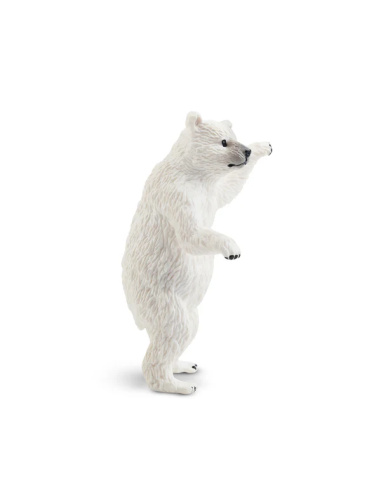 Figurine bébé ours polaire debout Toymany - Ourson