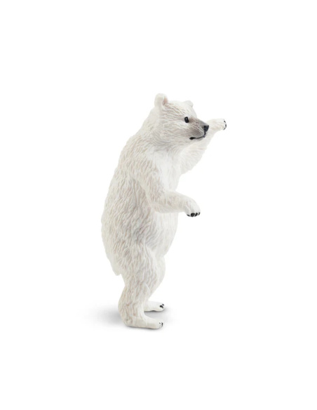Figurine bébé ours polaire debout Toymany - Ourson
