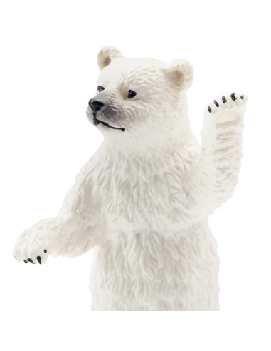 Figurine bébé ours polaire debout Toymany - Ourson