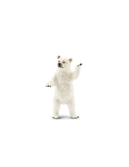 Figurine bébé ours polaire debout Toymany - Ourson