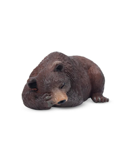 Ours brun endormi Toymany – Petite figurine