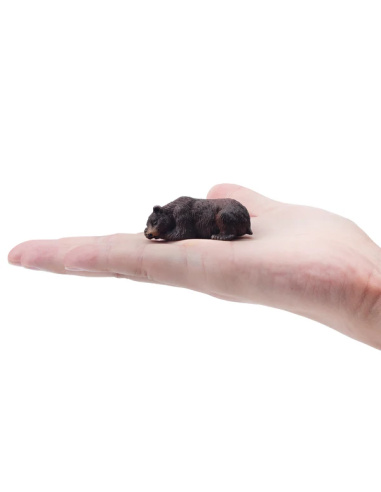 Ours brun endormi Toymany – Petite figurine