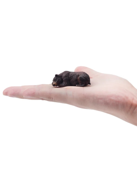 Ours brun endormi Toymany – Petite figurine