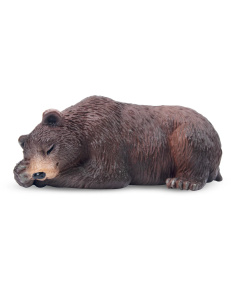 Ours brun endormi Toymany – Petite figurine