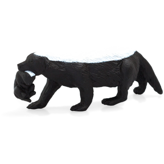 Figurine Blaireau à miel, maman avec bébé - Mojo 387153 | Matériel pédagogique | Enrichissement Montessori | Jouet