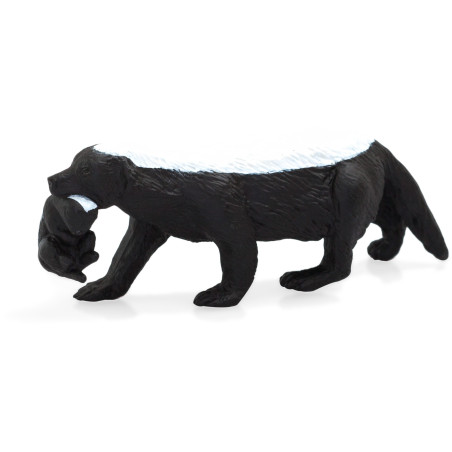 Figurine Blaireau à miel, maman avec bébé - Mojo 387153 | Matériel pédagogique | Enrichissement Montessori | Jouet