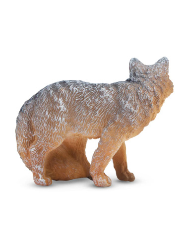 Renard gris Toymany – Petite figurine sauvage