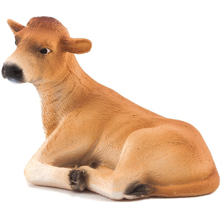 Figurine Veau Jersey couché - Mojo 387144 | Matériel pédagogique | Enrichissement Montessori