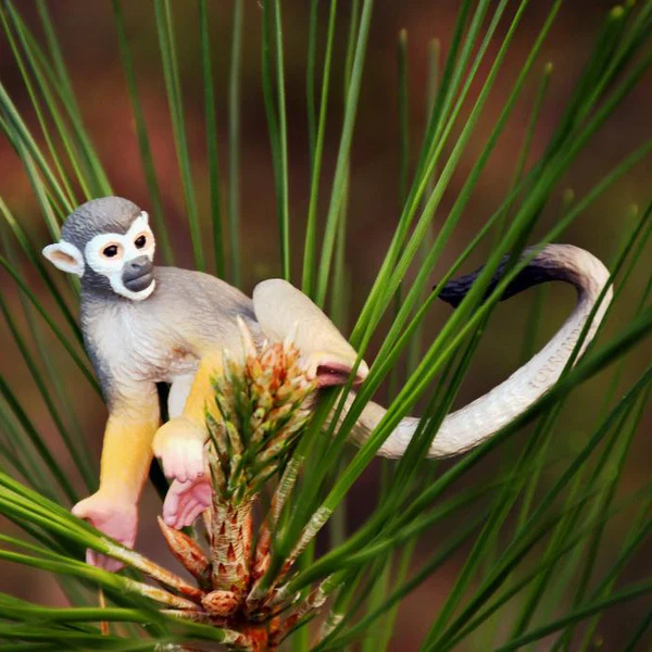 Saïmiri Toymany – Figurine singe d’Amérique