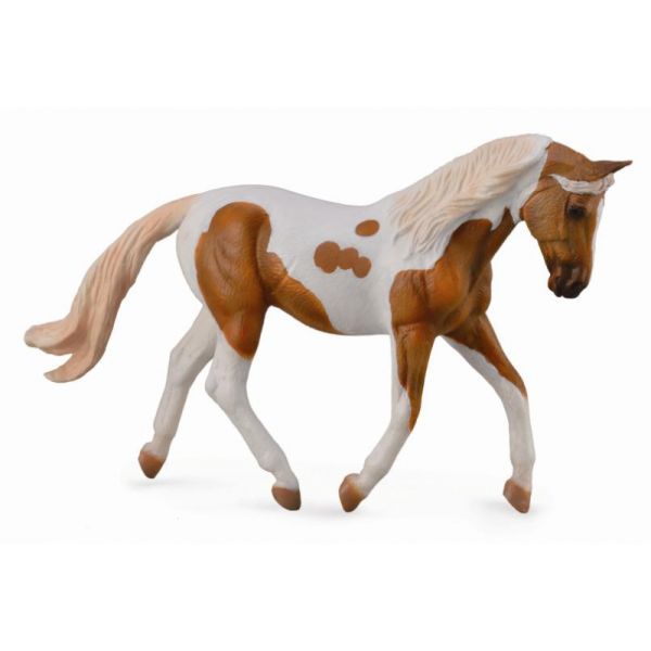 Figurine cheval pie jument palomino Collecta 88692 | Jouet Montessori éducatif réplique réaliste