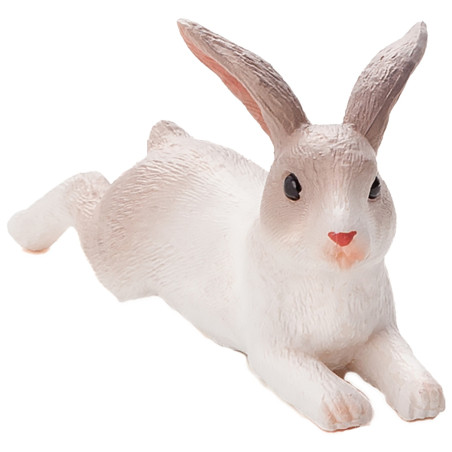 Figurine Lapin couché - Mojo 387142 | Matériel pédagogique | Enrichissement Montessori