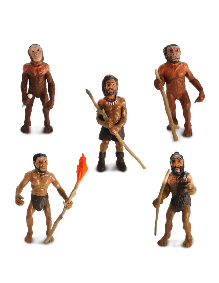 Évolution de l'homme - Lot de 5 figurines Safari 663816