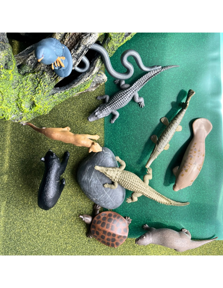 Tube Figurines Everglades Safari Ltd® | Animaux des Zones Humides