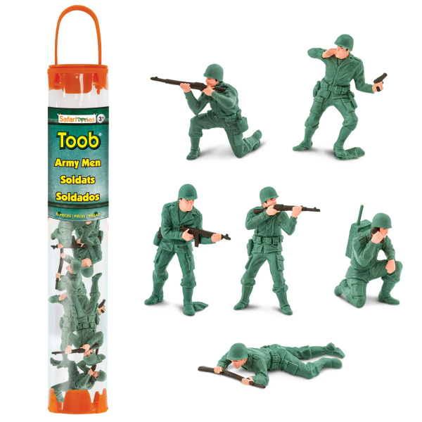 Figurines Soldats de l'Armée Moderne | Tube Safari Ltd 679104