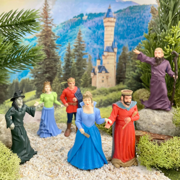 Tube Safari Ltd 6 figurines de conte Days of Old | Plongez au Cœur des Contes Médiévaux