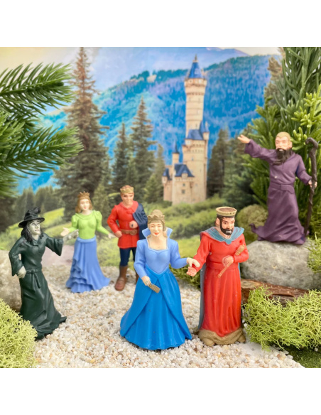 Tube Safari Ltd 6 figurines de conte Days of Old | Plongez au Cœur des Contes Médiévaux