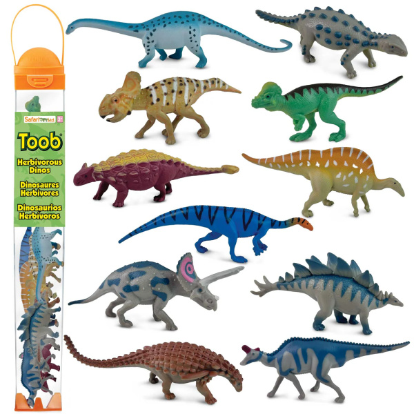 TOOB Dinosaures herbivores · 11 figurines dès 3 ans