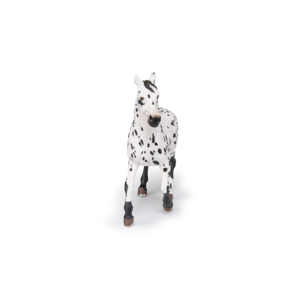 Figurine cheval appaloosa noir Papo - Race américaine