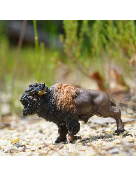 Figurine bison d'Amérique Toymany Small - Jouet réaliste