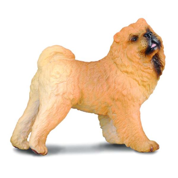 Chien chow-chow CollectA 88183 - La langue bleu-noir