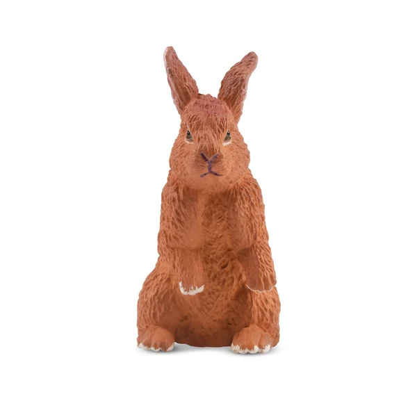 Figurine lapin néo-zélandais Toymany - Lapin roux