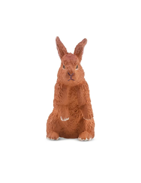 Figurine lapin néo-zélandais Toymany - Lapin roux