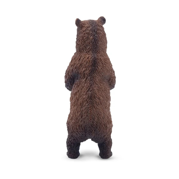 Figurine ours brun debout Toymany - Grand plantigrade