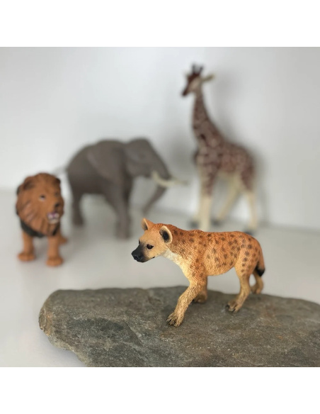 Figurine hyène tachetée Safari - Animal de la savane