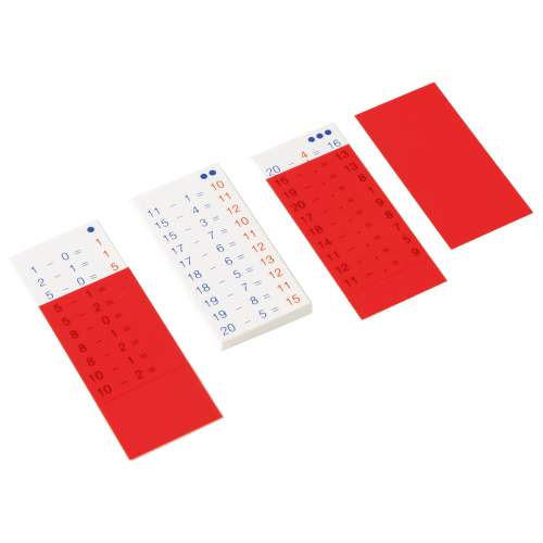 Table de Soustraction Autocorrective - Matériel pour Apprendre les Soustractions 2