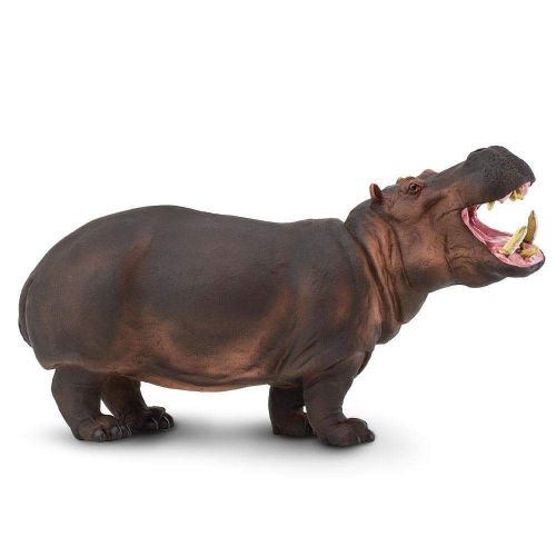 Figurine Hippopotame (grand modèle) - Safari Ltd® 111889 | Matériel pédagogique | Enrichissement Montessori | Jouet