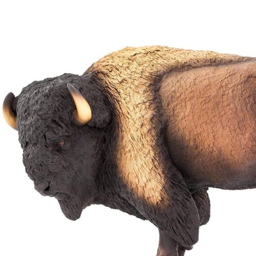 Figurine de Bison Sauvage Américain Réaliste- Collection Faune Safari 100138 2