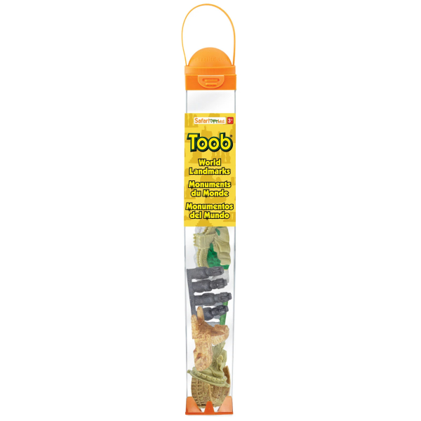 Tube Monuments du monde 1 – 7 figurines Safari Ltd 678204