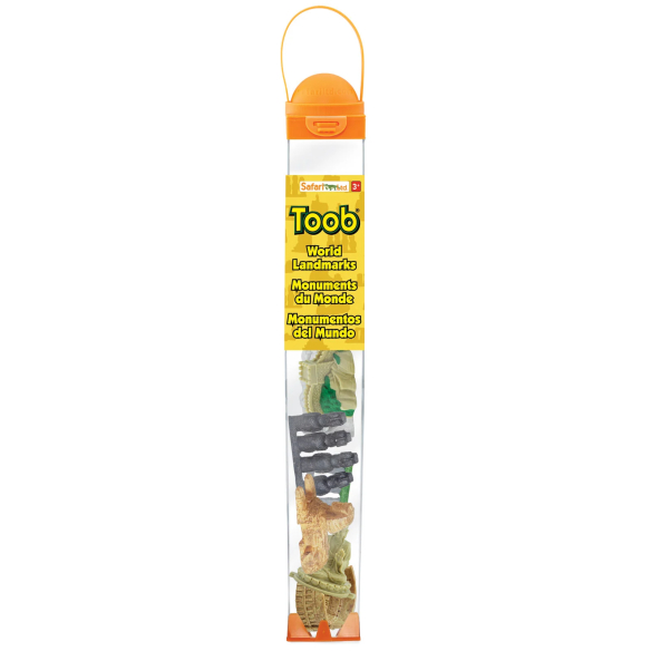 Tube Monuments du monde 1 – 7 figurines Safari Ltd 678204