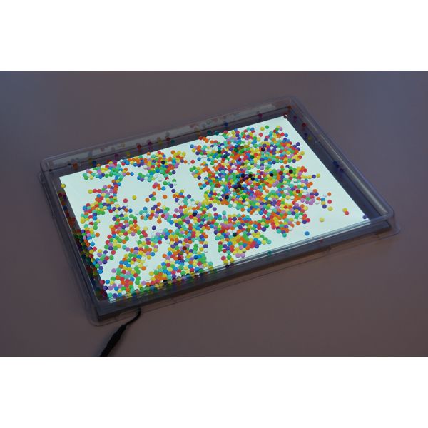 Table lumineuse A3 LED avec bac transparent, sensoriel | LesMinis