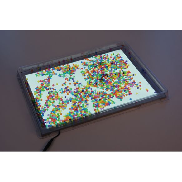 Table lumineuse A3 LED avec bac transparent, sensoriel | LesMinis