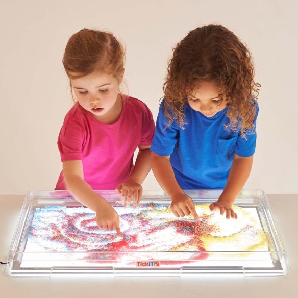 Grande table lumineuse A2 LED avec bac sensoriel | LesMinis