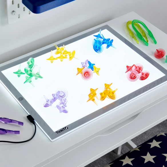 Grande table lumineuse A2 LED avec bac sensoriel | LesMinis