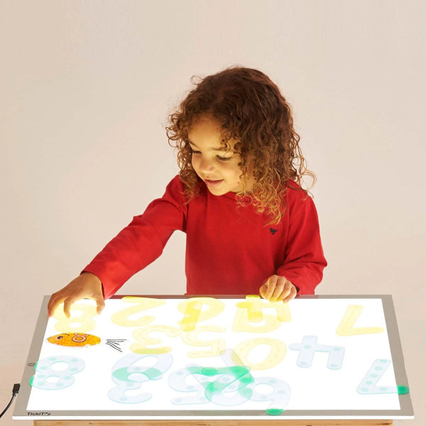 Grande table lumineuse A2 LED avec bac sensoriel | LesMinis