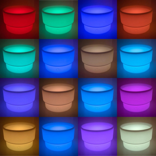 Table de découverte lumineuse ronde sans fil TickiT | LesMinis 2