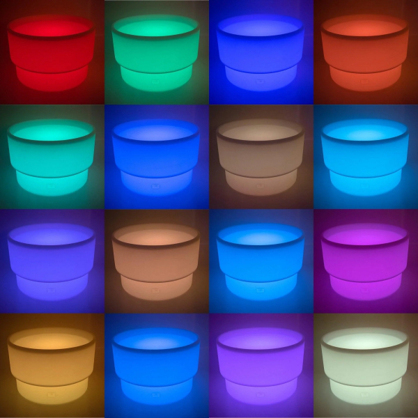 Table de découverte lumineuse ronde sans fil TickiT | LesMinis