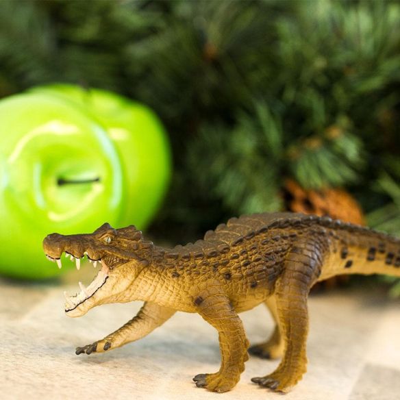 Figurine Kaprosuchus crocodile sanglier Safari Ltd 300829